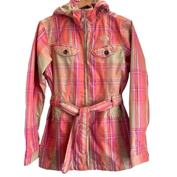 The North Face Jackets & Blazers - The North Face Plaid Rain Coat Size M